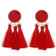 thumbnail image 1 of Boucles d'Oreilles pour Femmes Style Boho à Pampilles Charmantes Bijoux, 1 of 6