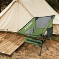 thumbnail image 3 of Portable Camping Chair with Carry Bag 2 Pack Lightweight Backpacking Chairs for Beach Hiking Picnic Lawn (Green), 3 of 5