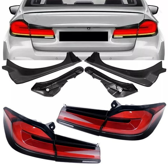 4pcs LED Tail Lights For BMW 5 Series G30 525 530 535 540 2017-2020 Rear Lamp US