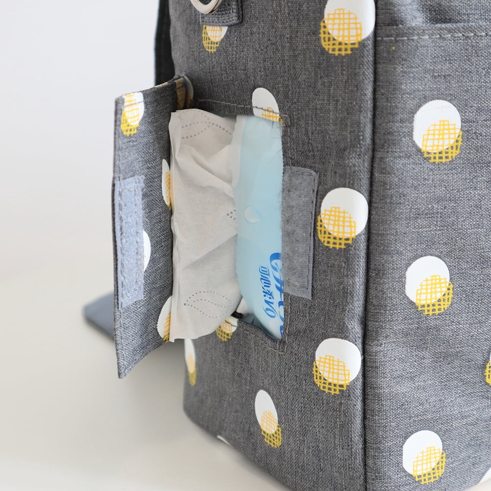 MOMIGO Baby Diaper Caddy Bag - Large Capacity Diaper Caddy Tote Bag Baby Stroller Bag Nursery Storage Bin for Diapers, Wipes & Toys Diaper Bag for Outdoor