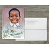 Floral Feliz - Deluxe 5x7 Personalized Holiday Feliz Navidad Card