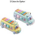 thumbnail image 2 of Enfants Xylophone Jouet Bus Éducation Musicale Instrument de Percussion avec Maillet pour les Jeunes Enfants Tout-Petits, Modèle: Jaune, 2 of 5