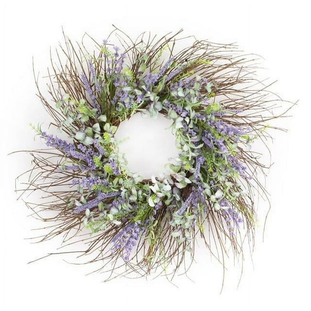Melrose International 74139 Mixed Floral Wreath