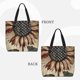 thumbnail image 2 of Easygdp USA Sunflower Flag Bolsa Tote para Mujer, Bolso de Hombro para Trabajo, Playa, Viajes, Compras y Supermercado, 2 of 7