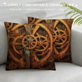 thumbnail image 3 of JEUXUS  Cool Steampunk Gears Four Seasons Universal Throw Pillow Cover Bed Sofa Pillow Home Decoration, 3 of 5