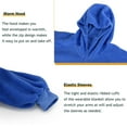 thumbnail image 5 of Flyingstar Oversized Hoodie Throws Blanket Sweatshirt, for Adults Men Women Teenagers Kids, 5 of 7