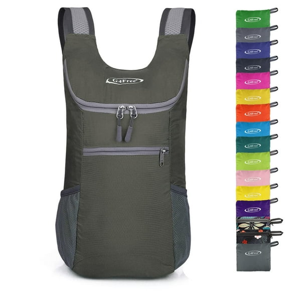 Mochila de Senderismo G4Free Ligera y Plegable 11L para Hombre y Mujer