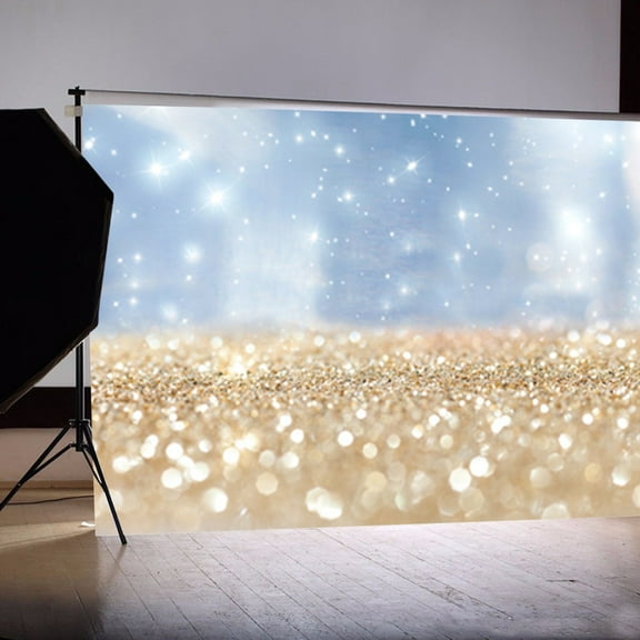 Usloyux Glitter Photography Backdrop, Dreamlike Design for Studio, 3D Background for Portraits Events, Durable Cloth for Photo Shoot, Easy-Fold Backdrop for Travel