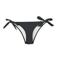 thumbnail image 3 of MIASHUI Women's High Waist Swimsuit Bottom Full Coverage Bikini Briefs Comfortable Swimwear Tankini Basic Design Black,M, 3 of 4