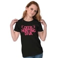 thumbnail image 3 of Deer Hunting Diva Antler Season Womens Slim Fit Graphic Tee Brisco Brands X, 3 of 5