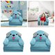 thumbnail image 2 of Sofá infantil plegable de peluche Asija, sillón 2 en 1, con bonito dibujo animado, para sala de estar y dormitorio (sin relleno interior)., 2 of 8