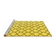 thumbnail image 2 of Ahgly Company Machine Washable Indoor Rectangle Trellis Yellow Contemporary Area Rugs, 2' x 3', 2 of 4