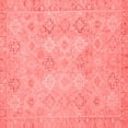 thumbnail image 1 of Ahgly Company Machine Washable Indoor Square Oriental Red Modern Area Rugs, 4' Square, 1 of 4