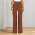 thumbnail image 6 of Hurxie Wide Leg Pants for Women Flowy Palazzo Drawstring Elastic Waist Trousers with Pockets Summer Beach Vacation Clothes Coffee,3XL, 6 of 8