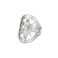 thumbnail image 2 of TEAMER Gear Polaris Ring Women Men Stainless Steel Gold Silver Color Adjustable Finger Rings, 2 of 4