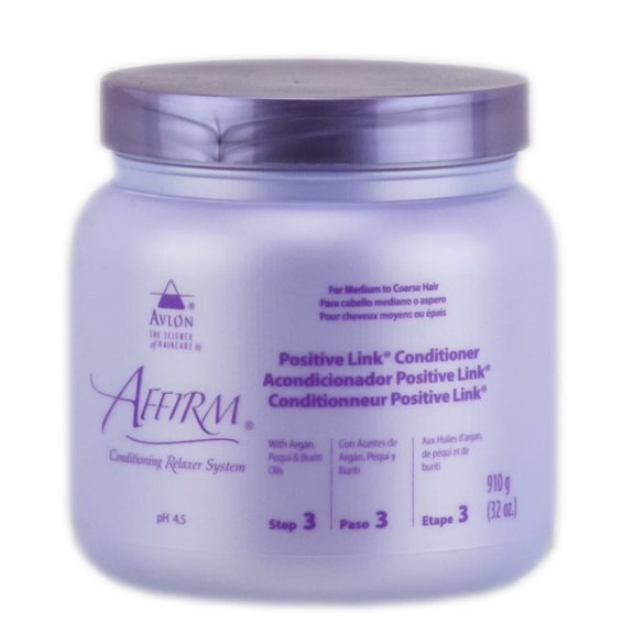 Size : 32 oz / liter , Avlon Affirm Positive Link Conditioner Hair - Pack of 2 w/ Sleekshop Teasing Comb