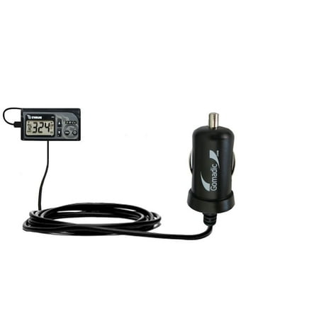 Gomadic Intelligent Compact Car / Auto DC Charger suitable for the Izzo Golf Swami 1500 3000 Enhanced - 2A / 10W power at half the size. Uses Gomadic