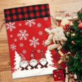 thumbnail image 3 of Large Durable Reusable Santa Design Sacks for Holiday Parties and Festive Celebrations, 3 of 5