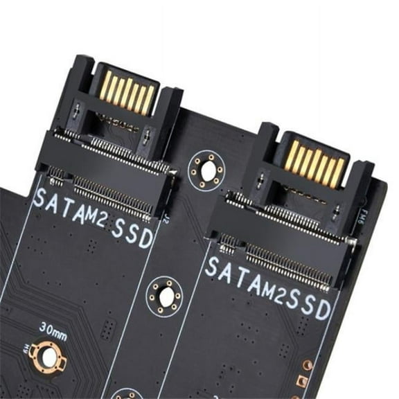 SilverStone ECM27 1-Slot NVMe and 2-Slot SATA M.2 SSD to PCI-E x4 Adapter