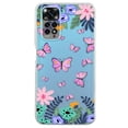 thumbnail image 1 of Funda InstaCase para Xiaomi Redmi Note 11 Mariposas y Flores Uso Rudo Protector Antigolpes, 1 of 4