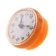 thumbnail image 5 of Reloj de baño con ventosa para ducha, pared, espejo, superficie ventosa, reloj de pared, 3 naranja, 5 of 7