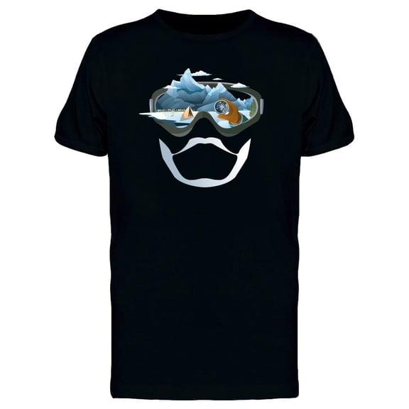 Cool Mountain Climbing Lenses Tee Men's -Image by Shutterstock