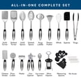 thumbnail image 2 of Juego de utensilios de cocina Home Hero de acero inoxidable, 41 piezas, 2 of 7
