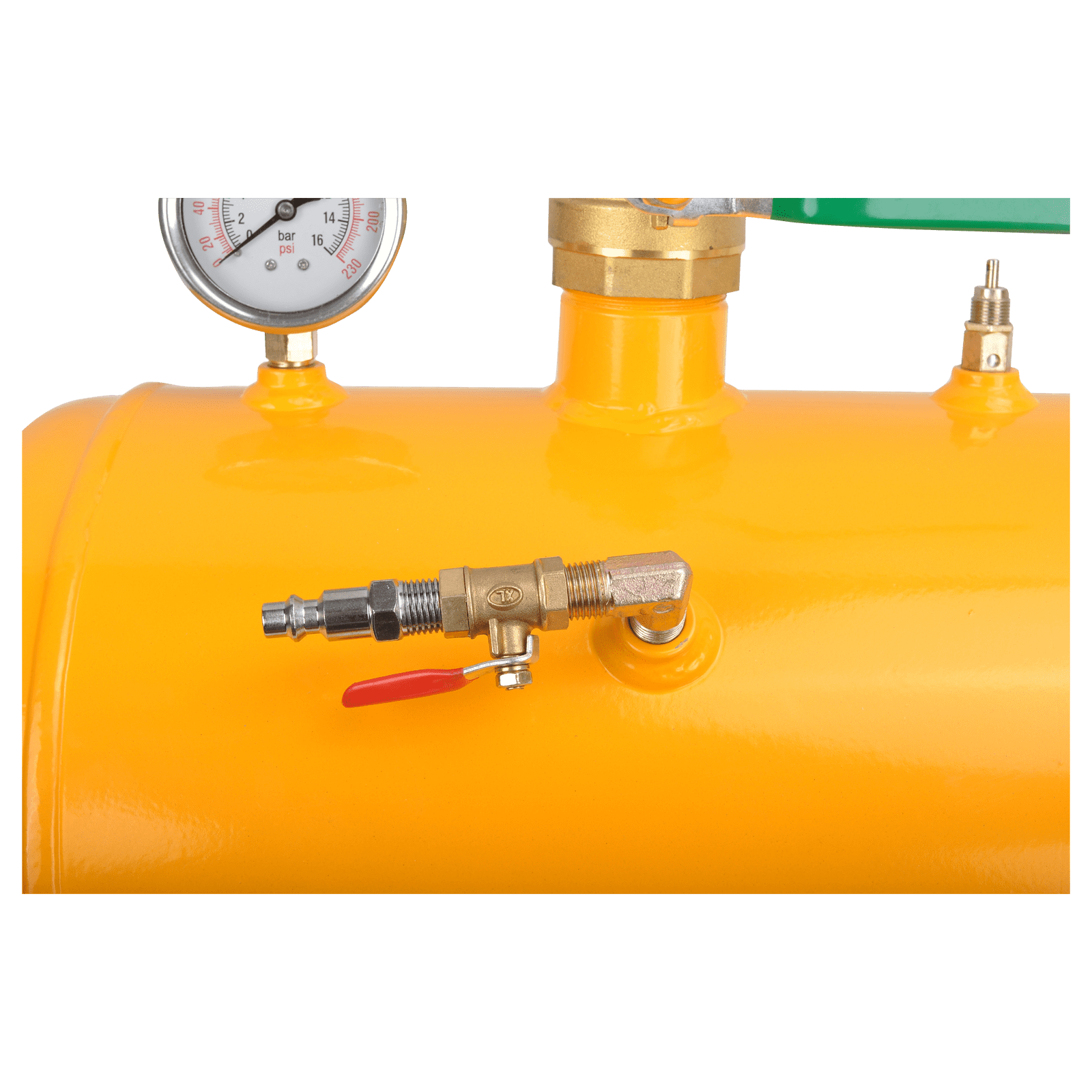 5 Gallon Air Tire Bead Seater Blaster Tool Seating Inflator w/Gauge Yellow