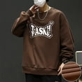thumbnail image 3 of Men's American Urban Fashion Loose Letter Printing Sweatshirt, 3 of 10
