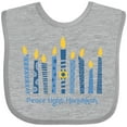 thumbnail image 3 of Inktastic Peace Light Hanukkah Boys or Girls Baby Bib, 3 of 4