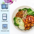 thumbnail image 5 of Homienly Wheat Straw Dinner Plate Set, 8-Pack 10 inch, Unbreakable, Microwave & Dishwasher Safe, Plate Set and Plastic Dinner Plates for Kitchen, Camping, Picnic and RV, Salad Plates, Beige, 5 of 7