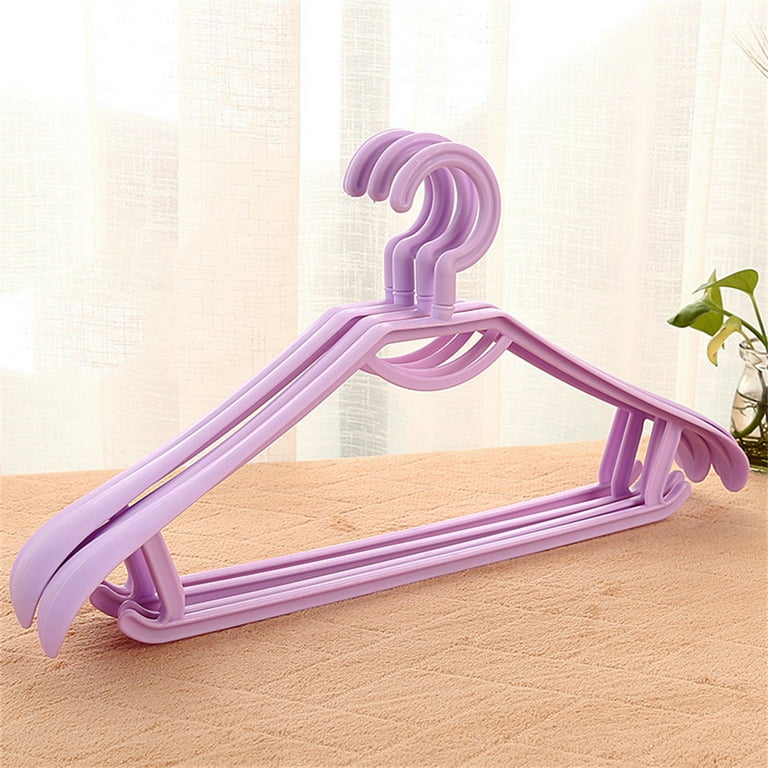 5pcs Light Purple Clothes Hangers, Multi-functional For Dorm/ Home Use,  Great For Storing/ Hanging Clothes Like Lingerie/ Camisoles, No Trace To  Clothes