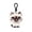 A001- A, variant on Siamese Cat Plush Keychain with Big Head Design, Cream and Brown, for Bag Decoration, Stuffed Animal Toys