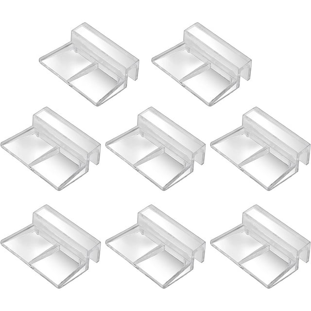 8 mm Fish Tanks Glass Cover Clip, 8 Pieces Aquariums Lid Support ...