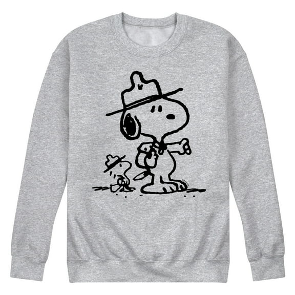 Peanuts - Scout Pals - Men's Crew Neck Fleece Pullover