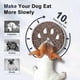 thumbnail image 3 of Stainless Steel Slow Feed Dog Bowl, 2 Cup Metal Pet Food Dish, 3 of 5