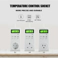 thumbnail image 4 of Thermostat Programmable Sans Fil avec Affichage LCD, Contrôleur de Température pour Refroidisseurs et Chauffages de Pièce, 4 of 7