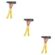 thumbnail image 1 of Sonducket Calcetines altos hasta el muslo a rayas antideslizantes estilo preppy JK calentadores para el Día de San Valentín accesorios de mujer franja blanca amarilla 3Conjunto, 1 of 6