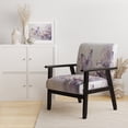 thumbnail image 2 of Designart « Purple Butterfly captivate Flight II » Fauteuil d'Appoint Rembourré à Animaux Violets - Fauteuil Moderne pour Salon, 2 of 7