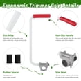 thumbnail image 4 of Trimmer Handle Detachable Ergonomic Trimmer Grip String Trimmers Handle Weed Eater Handle Extension with Bracket Clamp Lawn Trimmer Handle Grip for Lawn Care Landscaping Yard Trimming Edging, 4 of 7