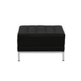 thumbnail image 5 of BizChair Black LeatherSoft Quilted Tufted Modular Ottoman, 5 of 5