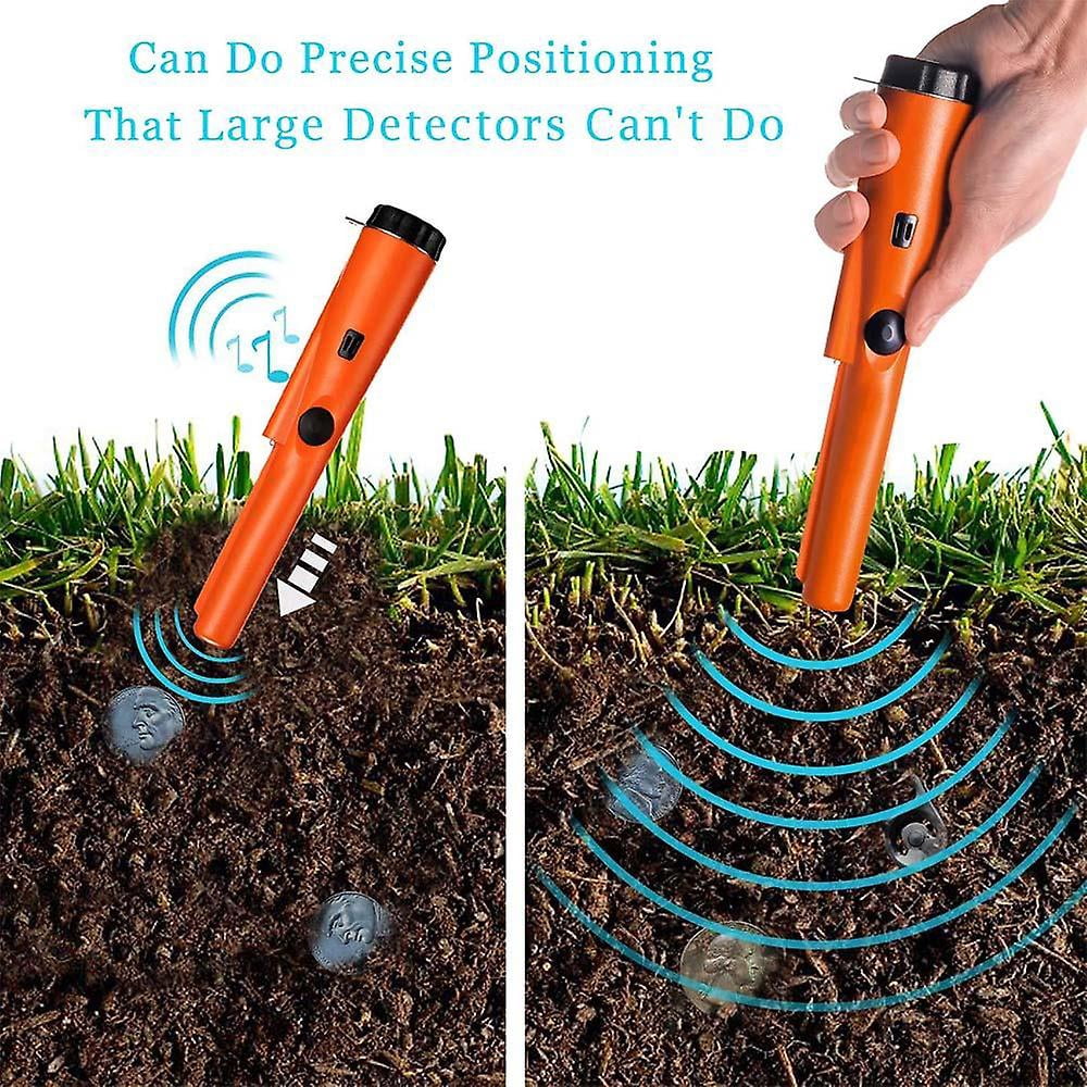 Metal Detector Pinpointer For Kids And Adults Include A 9V Battery With Belt Holster