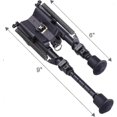 thumbnail image 3 of Foldable Rifle Bipod Adjustable Hunting Swivel Mount, 3 of 5