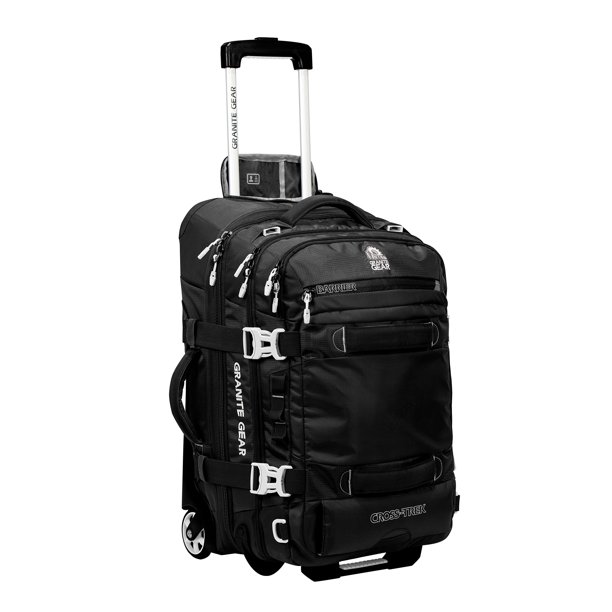 Granite Gear CrossTrek 22" Wheeled CarryOn Duffel (Black/Chromium