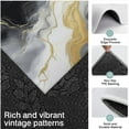 thumbnail image 3 of Black Marble Gold Line Pattern Kitchen Rugs Sets Of 3,Kitchen Runner Rugs Non Skid Washable,Decorative Kitchen Floor Mats for Kitchen,Sink,Laundry,17"x30"+ 17"x47" + 17"x59", 3 of 6