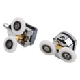 thumbnail image 4 of 4Pcs Shower Screen Door Roller Zinc Alloy Double-Wheel Sliding Shower Door Roller Top And Bottom 23mm Replacement, 4 of 9