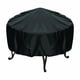 thumbnail image 2 of Yuarrent Cubierta negra para parrilla a prueba de polvo e impermeable para protección contra todo tipo de clima, cubierta para de fuego, Cubiertas para muebles de jardín 102*45cm, 2 of 6