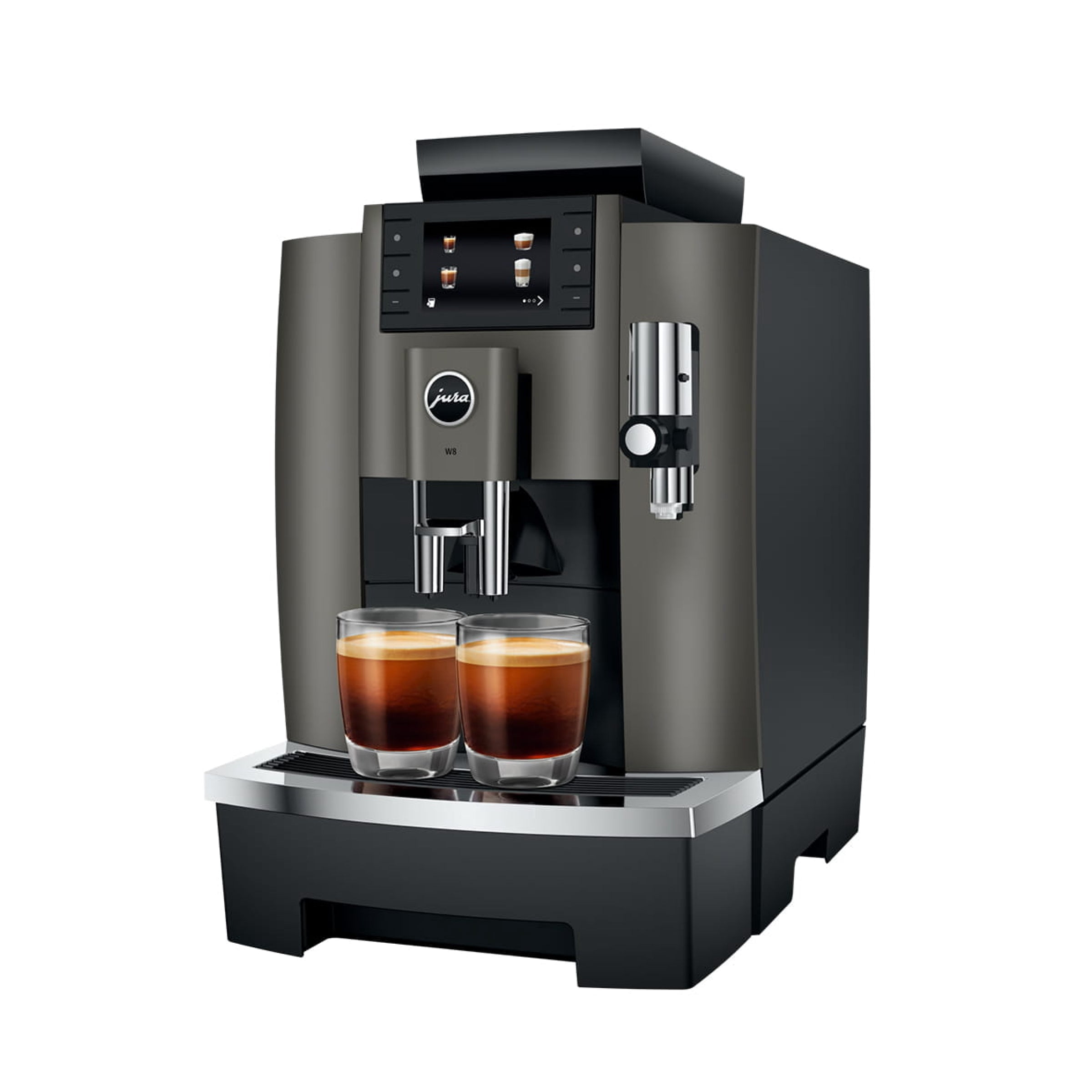 Jura W8 Superautomatic Espresso Machine | Dark Inox, 15650