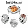 thumbnail image 4 of Clearance Cooking Utensils under $6 Steamer Rack Premium 304 Stainless Steaming Rack Steam Tray With Removable Legs For Steamer Cookware Instant Pressure Cooker Multi Functional Steamer Basket, 4 of 9