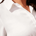 thumbnail image 6 of Amzcrzy Maternity Dress Shirts Solid Color Long Sleeve Shirts for Women Pleated High Waisted Pregnant Women Shirts for Daily White XXL, 6 of 9